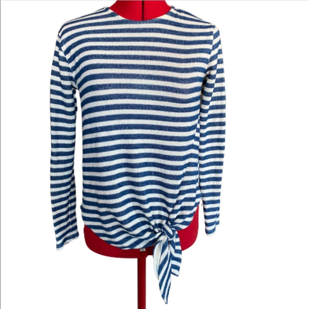 Stella & Dot tie front sweater